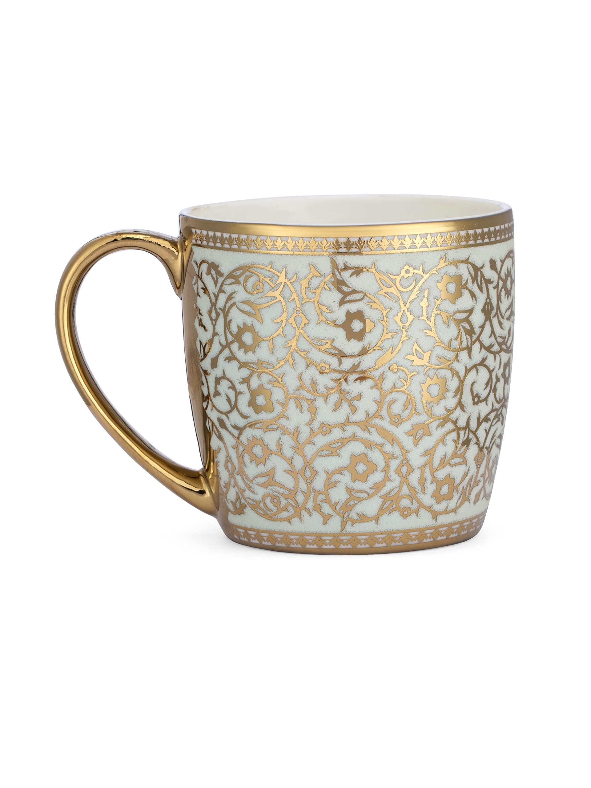 Amazon.com | Clay Craft Fine Ceramic Alton Golden Printed Premium